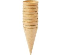 Creativ Company 100263 Lot de 10 cônes Hauteur 8 cm Profondeur 4 cm