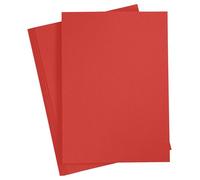 Creativ Company 21114 Papier Créatif Papier D'art 20 Feuilles Rouge