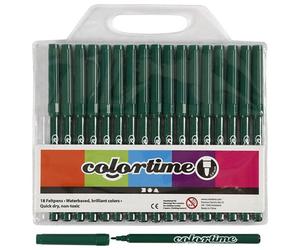 Creativ Company 373558 Marqueur 18 Pièces Pointe Ogive Vert Foncé