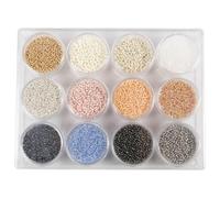 Creativ Company 68236 Perle Perle En Forme De Graine Verre Multicolore 12 Pièce(S)
