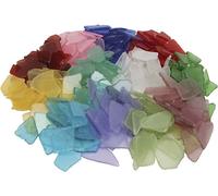 Creativ Company 744255, Carreau de mosaïque, verre, couleurs mélangées, garçon/fille, 250 g, entraînement de la motricité fine, entraînement de la pensée créative, développement de l'imagination