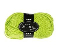 Creativ Company - Acrylic Yarn, Light Green, 50gr, 80m 421800