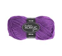 Creativ Company Acrylic Yarn Neon - Purple, 50gr