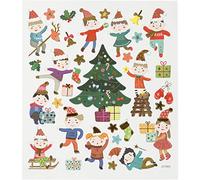 Creativ Company Autocollants, Les Enfants Et Noël, 15x16,5 cm