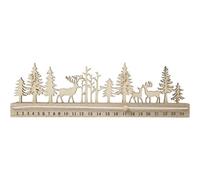 Creativ Company CC Calendrier de l'Avent en bois 40x3,6x12 cm