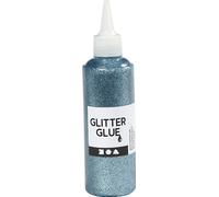 Creativ Company CC colle scintillante 118 ml bleu clair