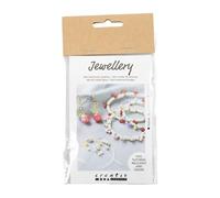 Mini Craft Kit Jewellery, Elastic Bracelet and Earring, 1 Pack