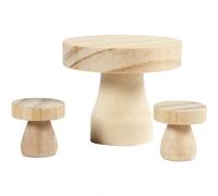 Creativ Company CC Ensemble de meubles miniatures en forme de champignon 2,5 x 2,5 cm
