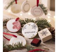 Kit DIY modelage - Décorations de Noël - Argile autodurcissante - 20 pcs