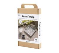 Creativ Company CC Hobbyset Plateau de coulée en résine avec terrazzo