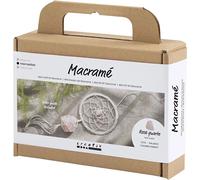 Mini Craft Kit Macramé, light rose, white, 1 pack, Mulricolour