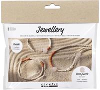 Creativ Company CC Mini Hobbies Set Bijoux Collier et Bracelet en Quartz Rose