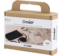 Creativ Company CC Mini Hobbyset Crochet 2 sacs avec rose