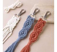 Creativ Company CC Mini Starter Set Porte-clés en macramé