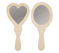 Creativ Company CC miroir à main en bois 23 cm 2 pièces