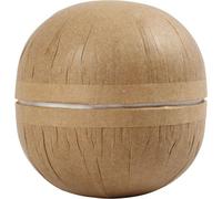 Creativ Company CC Papier Boule en deux parties 8 cm 4 pièces Kraft