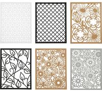 Creativ Company CC Pattern Bloc cartonné A6 24 feuilles noir