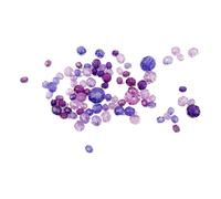 Creativ Company CC Plastique Mélange de perles à facettes 4-12 mm Lilas Harmonie 170 pièces