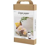 Creativ Company creative sets crepe paper straw wreath - for crafting beautiful crepe paper straw wreaths