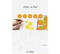 Creativ Company Colour Block Lot de 20 feuilles de papier à dessin 300 g Format A4