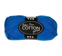 Creativ Company - Cotton Yarn, Cobalt Blue, 50gr, 170m 431270