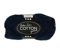 Creativ Company - Cotton Yarn, Dark Blue, 50gr, 170m 431280