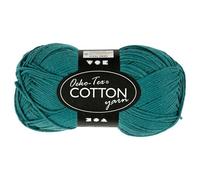 Creativ Company - Cotton Yarn, Petrol, 50gr, 170m 431010