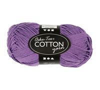 Creativ Company - Cotton Yarn, Purple, 50gr, 170m 431260