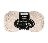 Creativ Company - Cotton Yarn, Sand Colour, 50gr, 170m 431050