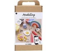 Creativ COMPANY Craft Kit - Start DIY Kit Modeling, Fantasy figures, 1 hp. (977545), Black