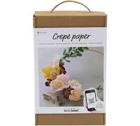 Creativ Company creative sets crepe paper straw wreath - for crafting beautiful crepe paper straw wreaths