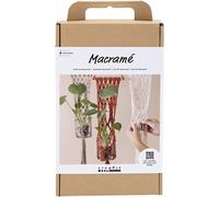 Creativ Company Kit d'artisanat en macramé – cintre à fleurs – 1 paquet