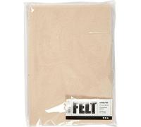 Creativ Company - Hobby Felt Light Beige A4, 10 Sheets 45517