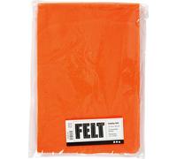 Creativ Company - Hobby Felt Orange A4, 10 Sheets 45503