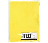 Creativ Company - Hobby Felt Yellow A4, 10 Sheets 45504