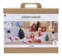 Creativ Company Kit de bricolage Calendrier Avent Modeler-Lutins Accessoires de loisirs créatifs DIY Artisanat