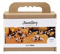 Creativ Company Kit de bricolage de bijoux d'Halloween pour collier, bracelet, perles