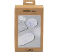 Creativ Company Lot de moules en silicone pour plâtre et résine de coulée