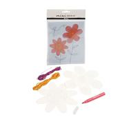 CREATIV COMPANY Mini-kit créatif - Fleurs - Modèles à broder Kit de bricolage