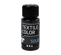 Creativ Company Opaque Textile Paint - Black, 50ml