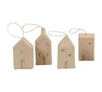 Creativ Company - Paper Mache Houses, 4 Pcs. 549110