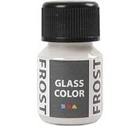 Creotime peinture pour verre et porcelaine Glass Color 30 ml blanc givré Blanc G
