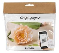 Creativ Company Peony Flowers Mini Crepe Paper Craft Kits