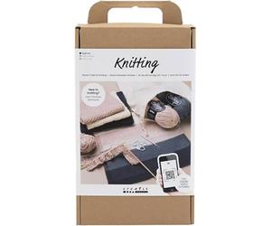 Creativ Company Starter Knitting Kit - Complete Kit Perfect for Beginners to Learn to Knit