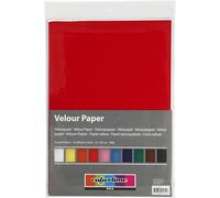 Creativ Company - Velor Paper Color A4, 10 Sheets 270690
