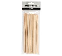 Creativ Company Wooden Craft Sticks Long, 30pcs (19x6mm)