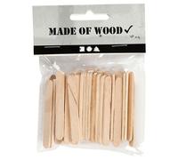 Creativ Company Wooden Craft Sticks Mini, 50 Pcs.