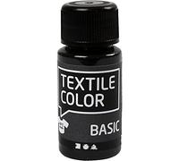 Creativ Couleur Textile, Noir, 1 Count (Pack of 1), 50 unités