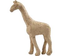 Creativ en papier mché Girafe, Marron, 16 x 10 cm