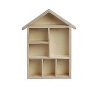 Creativ Étagère Système, 1 PC Artisanat Découpage House Bois Compartiments